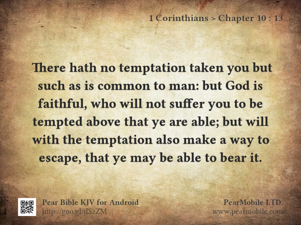 1 Corinthians, Chapter 10:13